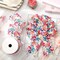 Floral Wired Edge Ribbon Spring Summer Watercolor Flower Ribbon for Bow Wreath Craft Gift Wrap Wedding Birthday Party Home Decor 2.5 Inch